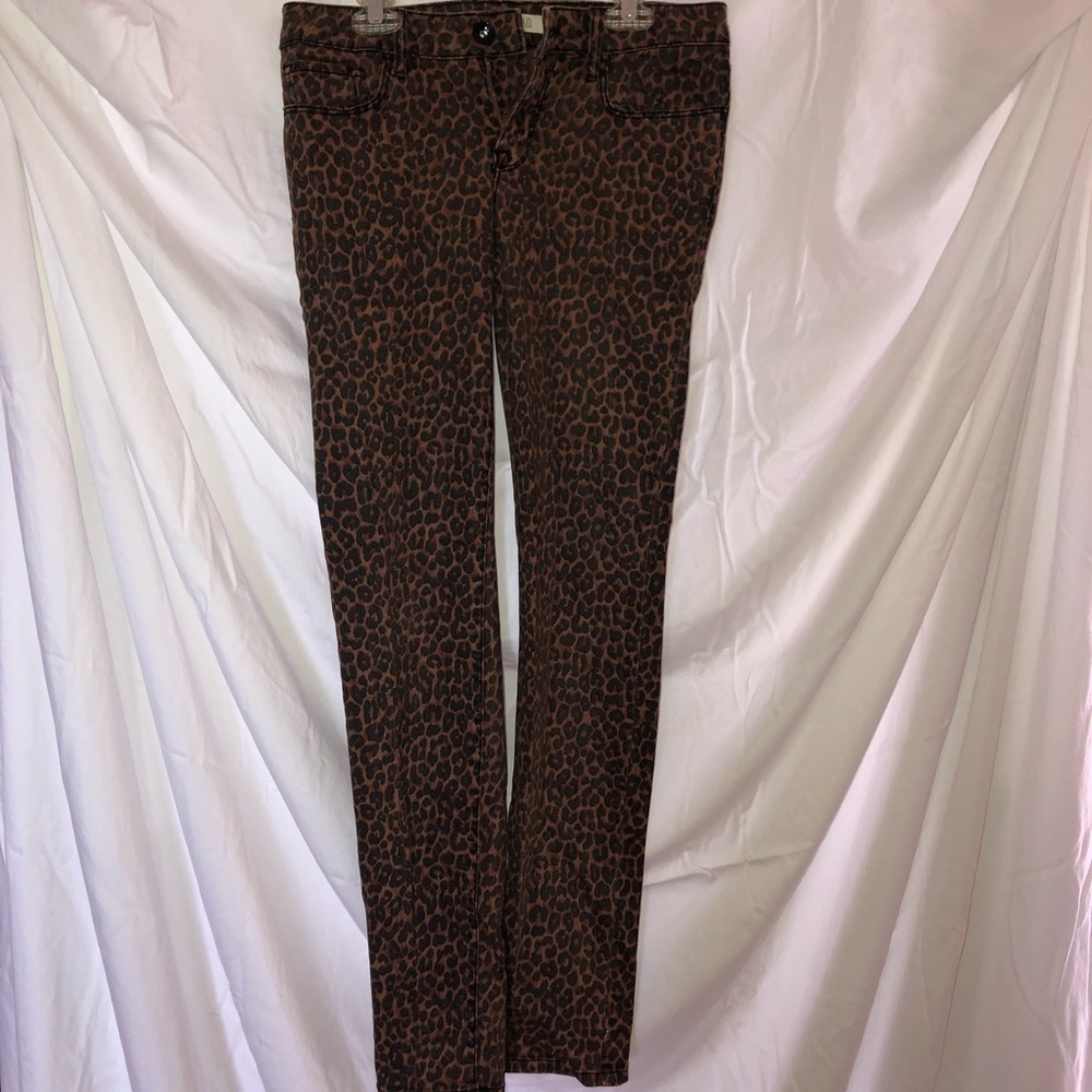 Pacsun Bullhead High Waisted Cheetah Print Jeans